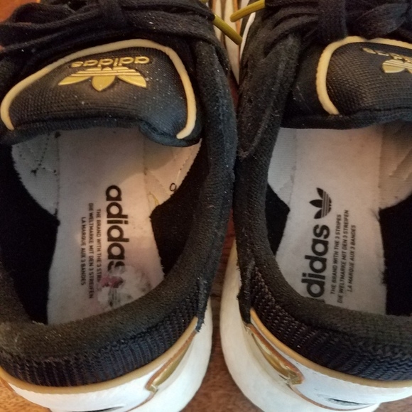 Adidas Q Boost Tresc Run Men's 10.5 Metallic Gold - Picture 6 of 7